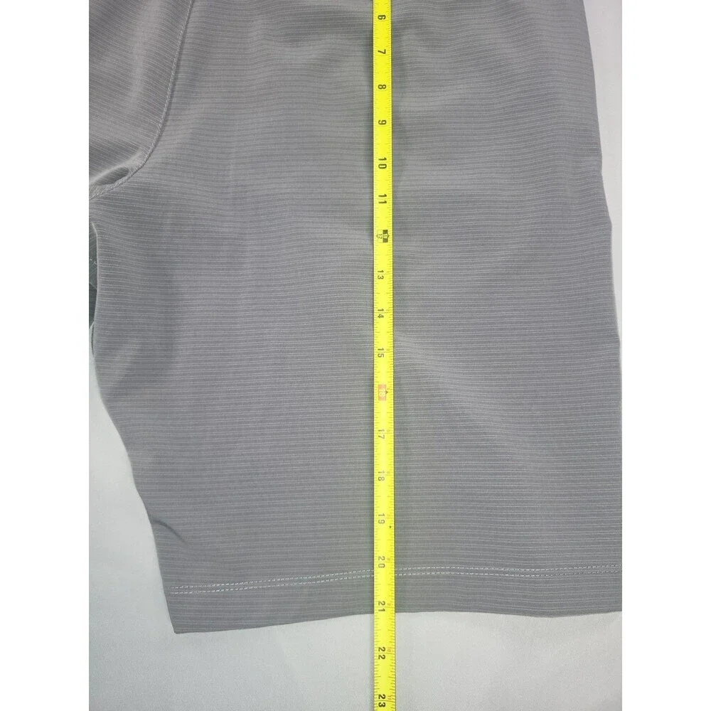 Hang Ten Shorts Adult 36 Gray Performance Stretch Board Drawstring Outdoor Mens